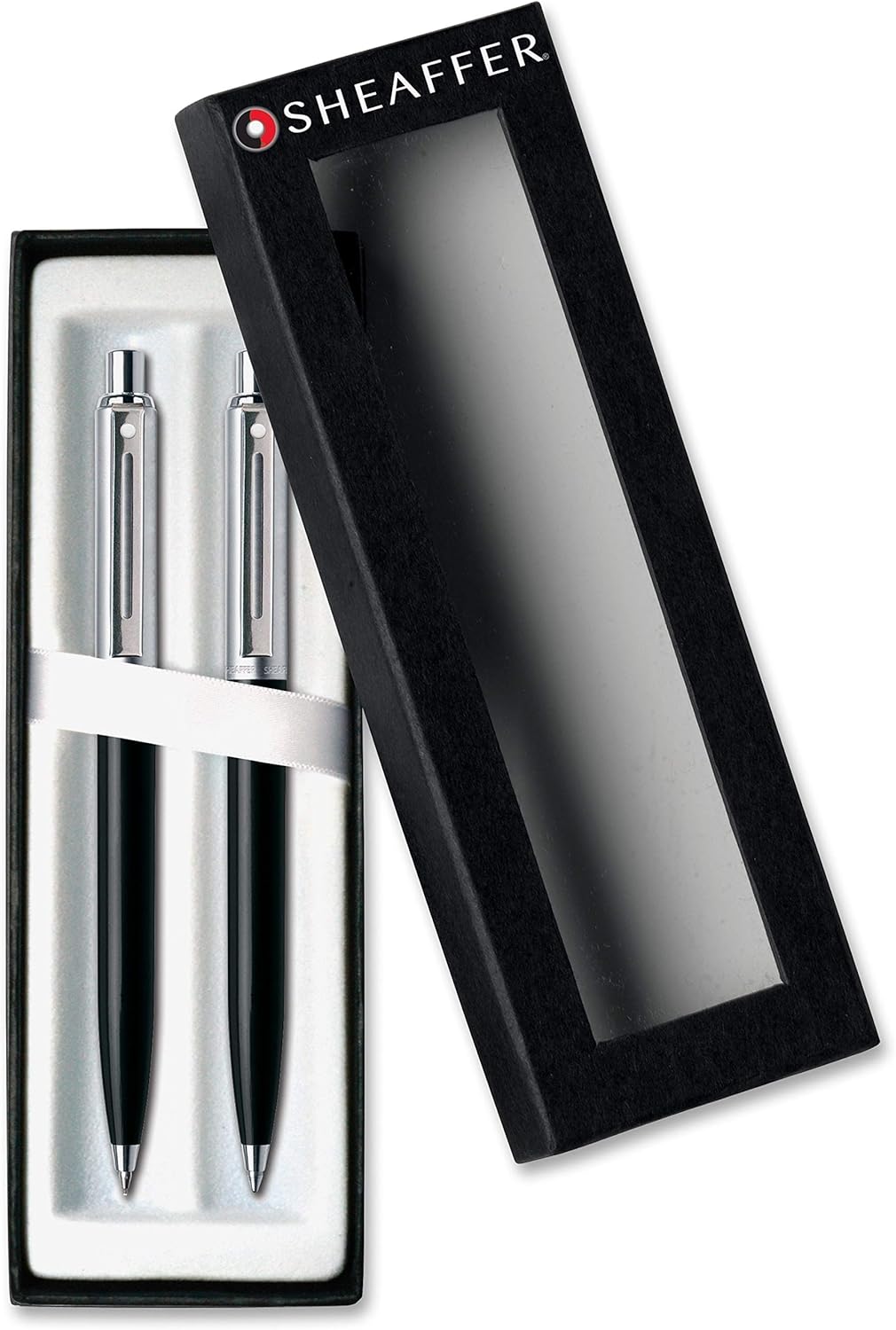 Sheaffer Sentinel, Resin Barrel, Chrome Cap, Nickel Plate Trim, Ballpoint & 0.7mm Pencil Set (E93211151) Colors available: Blue,Fuscia,Green,Burgundy & Turquoise