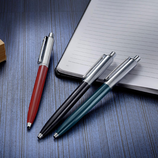 Sheaffer Sentinel, Resin Barrel, Chrome Cap, Nickel Plate Trim, Ballpoint & 0.7mm Pencil Set (E93211151) Colors available: Blue,Fuscia,Green,Burgundy & Turquoise