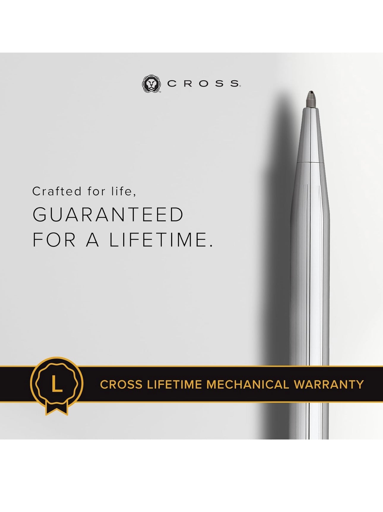 Cross Classic Century, Satin Chrome, Ballpoint Pen (AT0082-14)