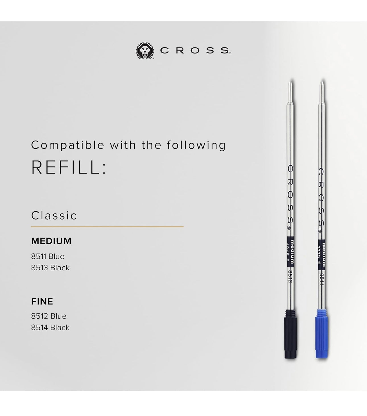 Cross Calais Brushed Rose Gold Plate and Black Lacquer Ballpoint Pen AT0112-27