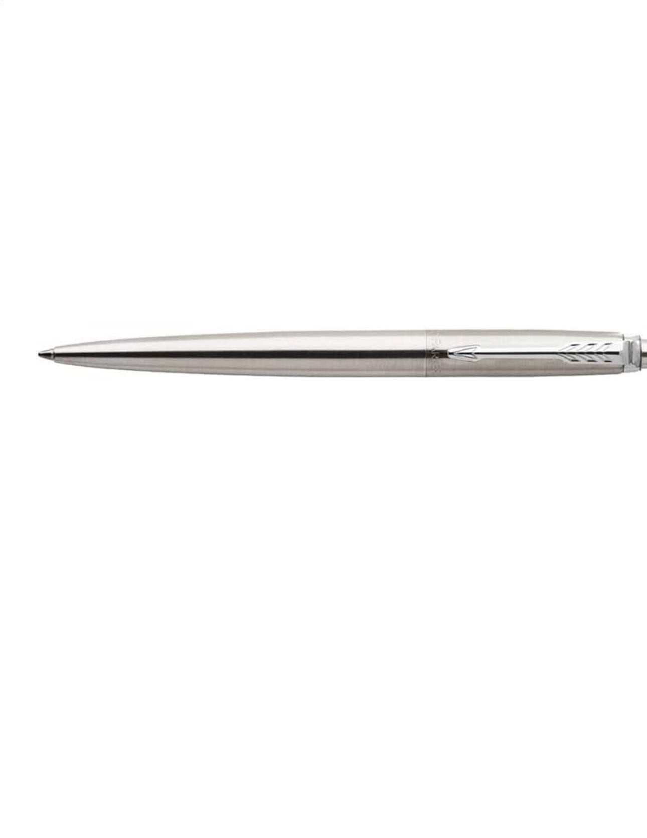 Parker Jotter Stainless Steel with Chrome Trim Ball Pen | Ink blue| Fine nib