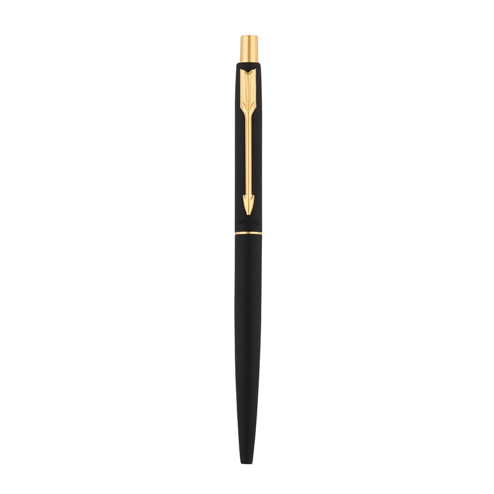 Parker Classic Matte Black GT Ball Pen, Golden color, 1 Count