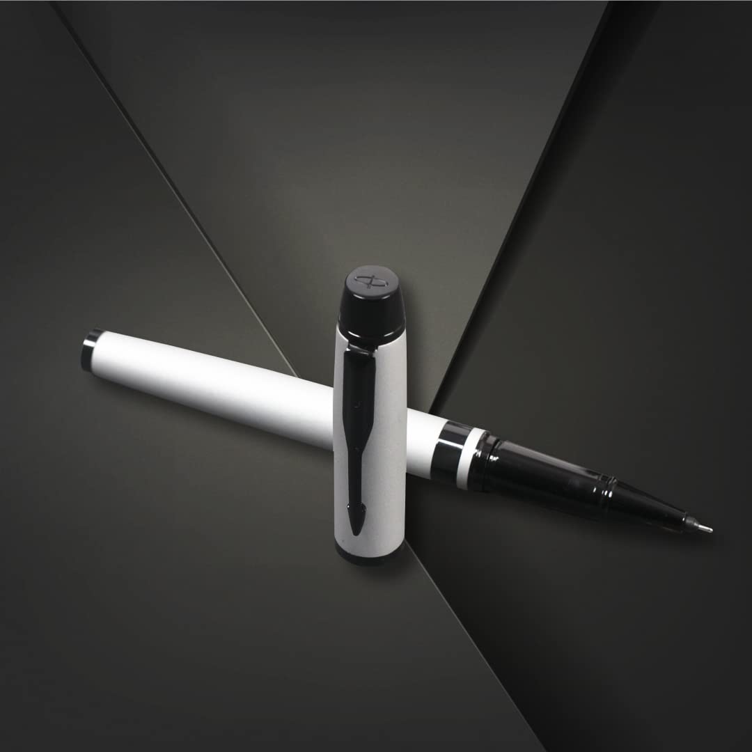 Parker Odyssey Dark Grey Black Metal Trim Roller Ball Pen