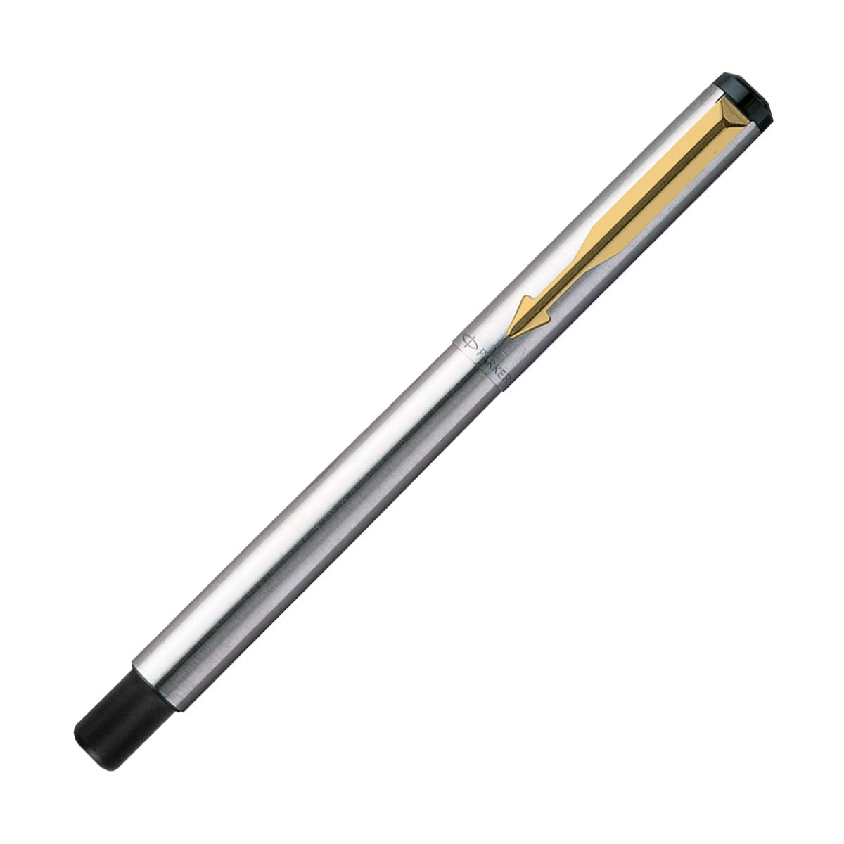 Parker Moments Vector Gold Trim Roller Ball Pen (Silver)