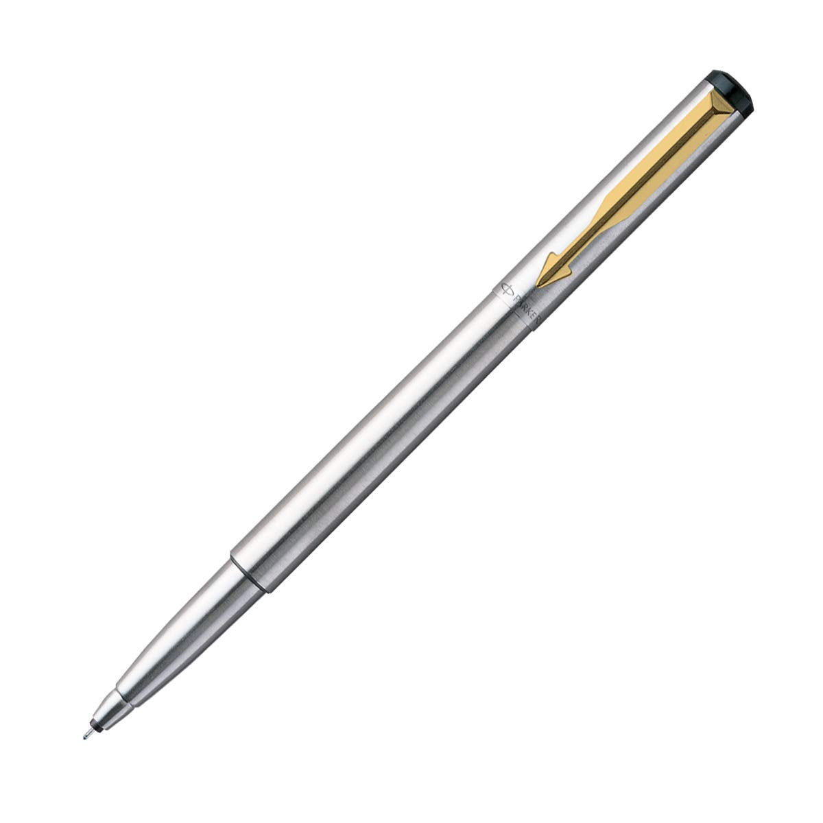 Parker Moments Vector Gold Trim Roller Ball Pen (Silver)