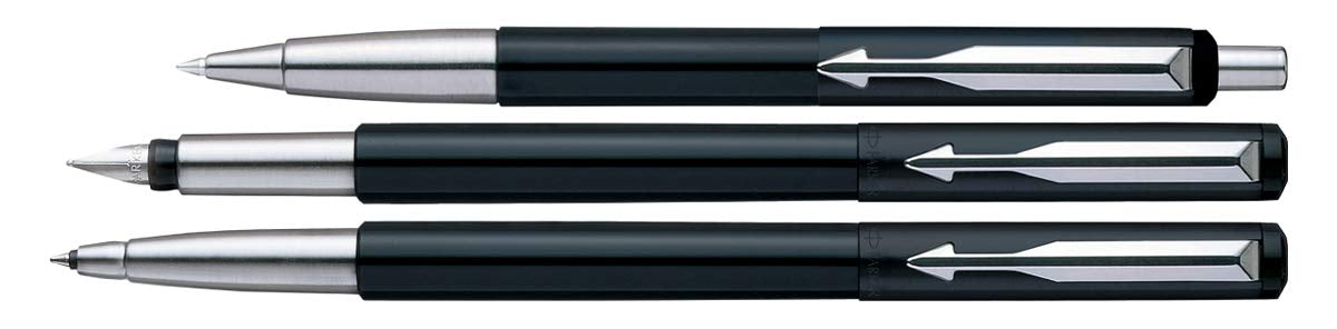 Parker Vector Standard Triple set Fountain Pen, Roller Ball Pen and Ball Pen (Black)