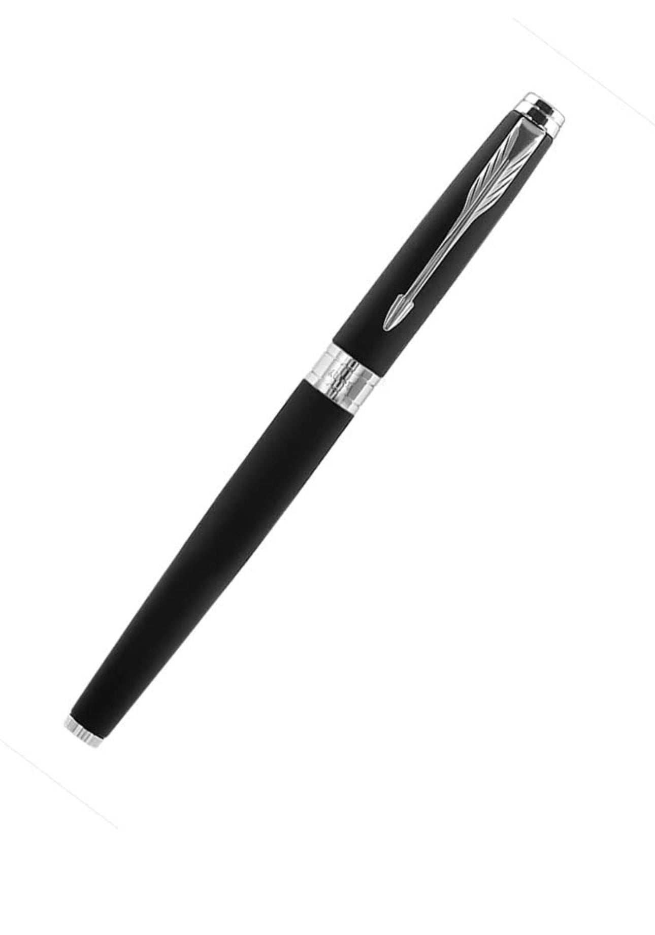 Parker Aster Matt Black Fountain Pen | Free refiller and Blue cartridge