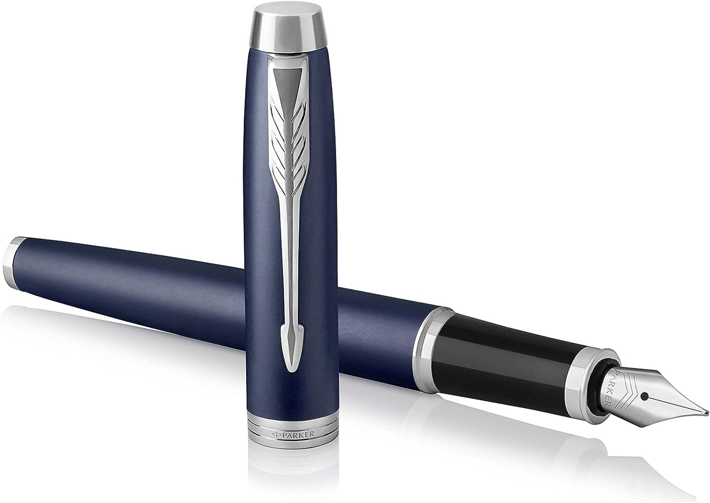 PARKER IM Fountain Pen Matte Blue Medium Nib with Blue Ink Refill (1931654)