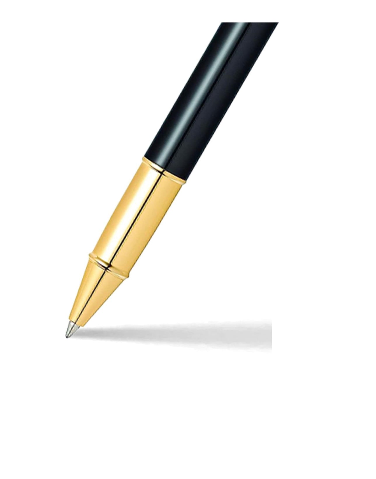 Sheaffer 100 Glossy Black Lacquer Rollerball Pen with Gold Tone Appointments