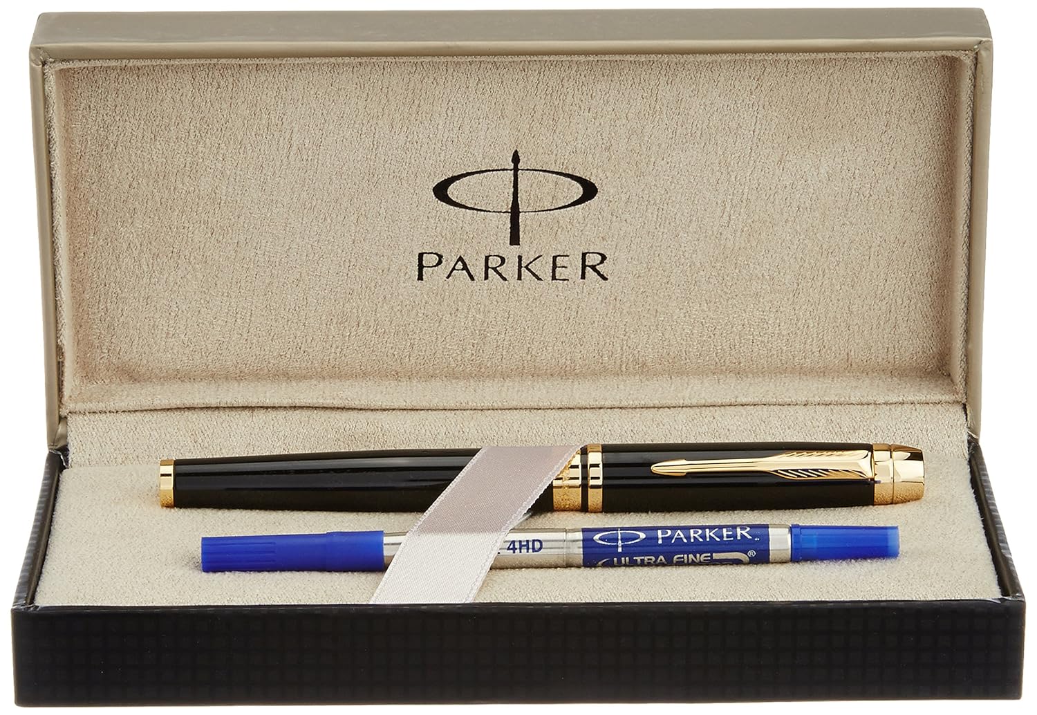 Parker Odyssey Brushed Metal Chrome Trim Ball Pen