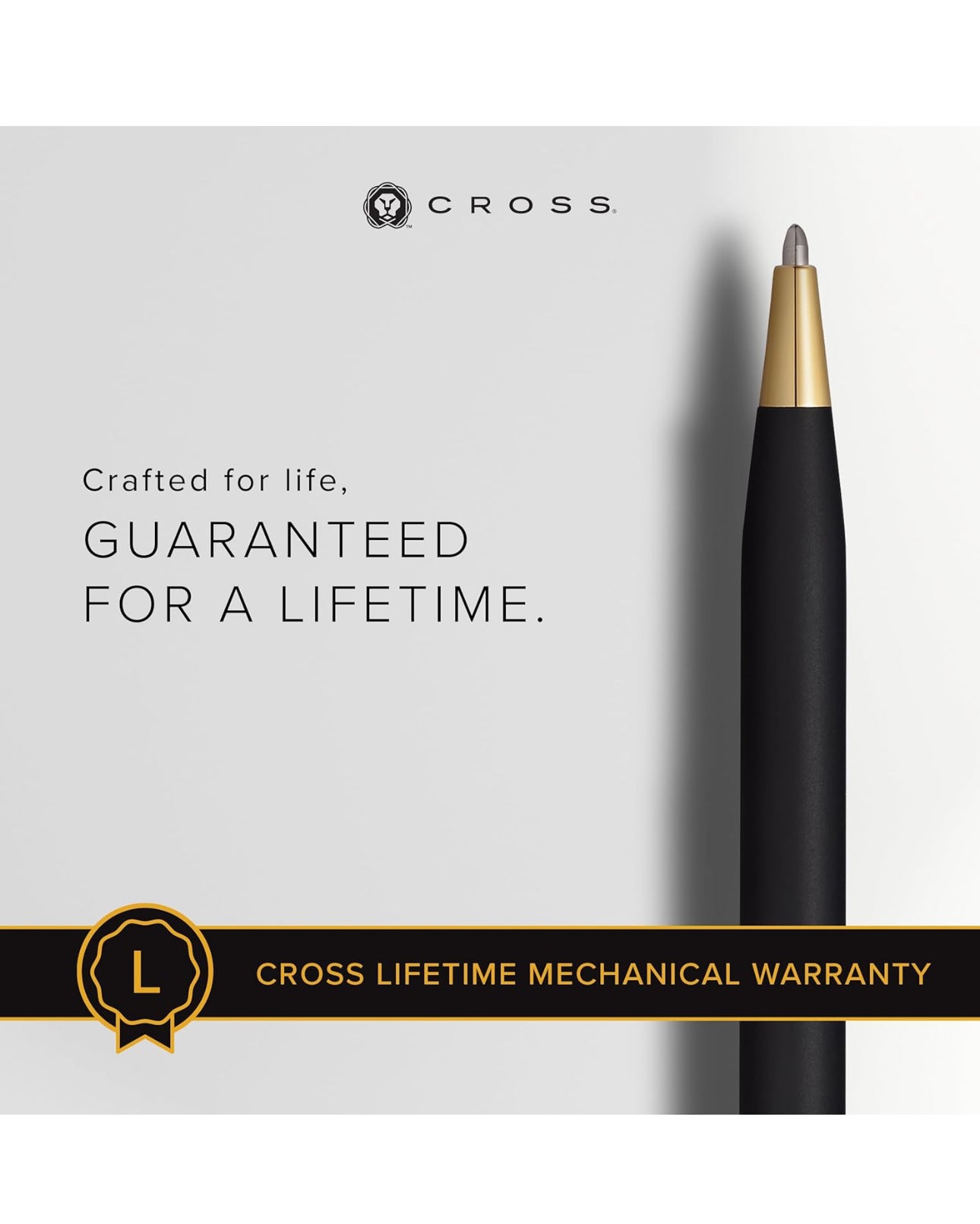 Cross Classic Century Ballpoint Pen (Classic Black) 23 K Gold plated