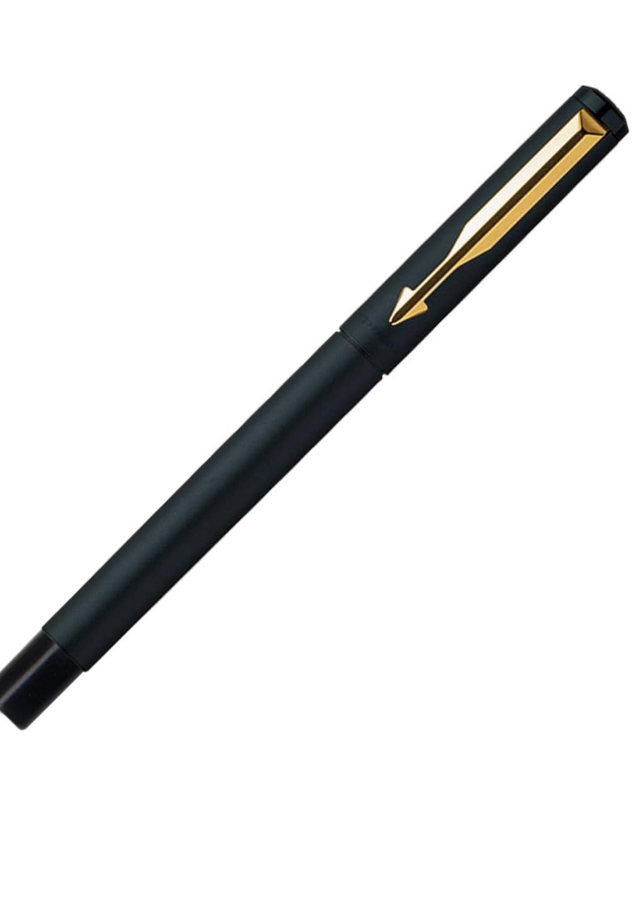 Parker Vector Matte Black Gold Trim Roller ball Pen