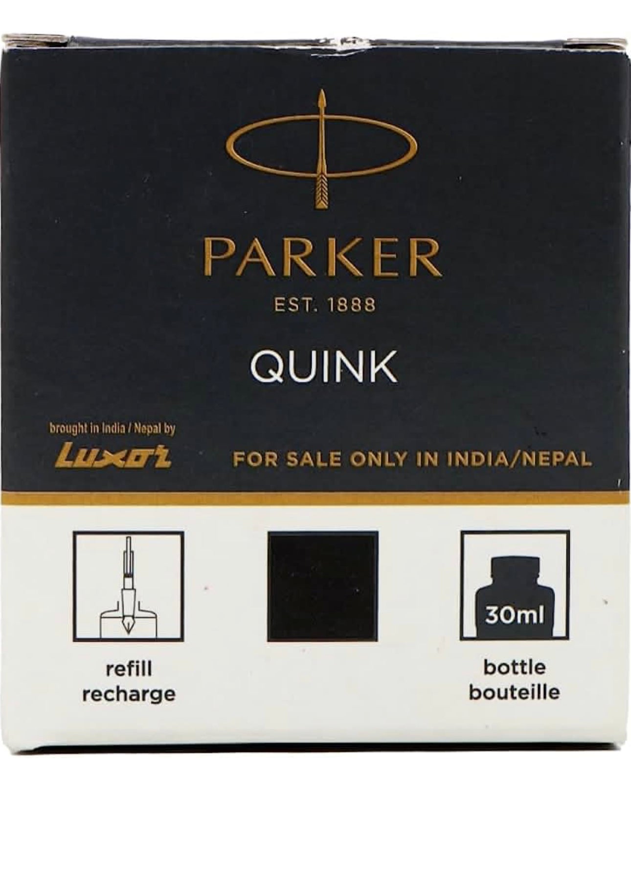 Parker Quink Black Ink Bottle